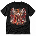 The Fallen black graphic T-shirt by Astral Drift