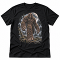 Bigfoot black graphic T-shirt by Astral Drift