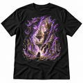 Veil of Thalveryn black graphic T-shirt by Astral Drift