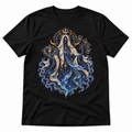 Astral Oracle black graphic T-shirt by Astral Drift