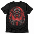 Dead Signal black analogue horror graphic T-shirt front view – Astral Drift