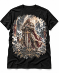 The Paladin black Gloamforged dark fantasy graphic T-shirt front artwork – Astral Drift
